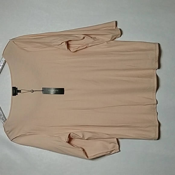 Talbots women's pima cotton long sleeve top size 1X - Picture 3 of 7